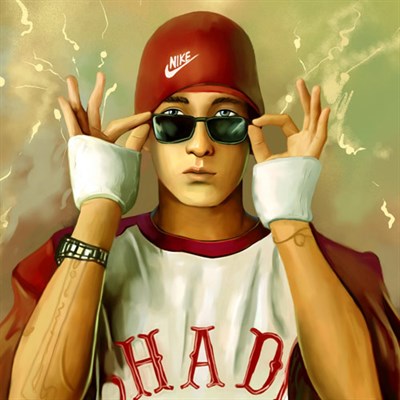 Eminem Pop Art Print - myDaVinci